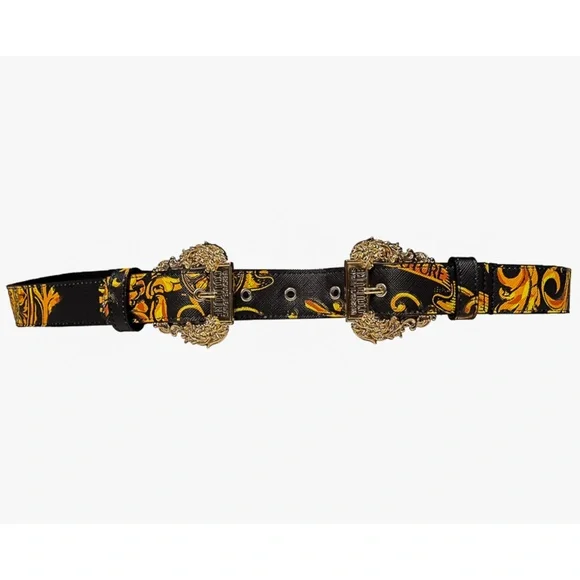 Versace | Accessories | Versace Printed Belt Genuine Leather 